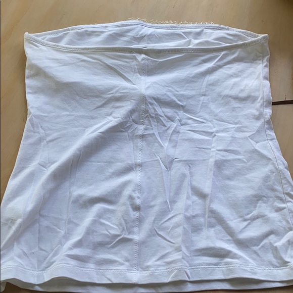 NWT BANANA REPUBLIC CAMI TUBE TOP WHITE W LACE. - Picture 4 of 8